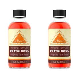 36596 Sofasco Distributing So-fas-co Red Oil Healing Solution - No-sting Pain Relief 2oz 2 Pack