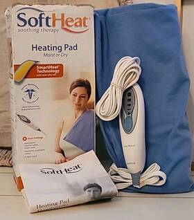 Hp710 Soft Heat 028785607108 Kaz 12 Inch X 15 Soothing Therapy Heating Pad Moist Or Dry Plus