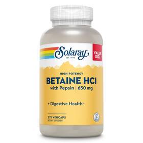 8338891 Solaray High Potency Betaine Hcl With Pepsin - 275 Count Pack Of 1