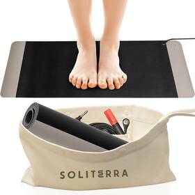 Soliterra 721755258507 Grounding Mat For Feet - Foldable Earthing Bed With Tester
