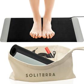 Soliterra 721755327241 Grounding Mat For Bed - 26.7 X 9.8 Inches Foldable Earthing With Tester