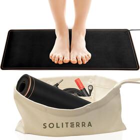 Soliterra 721755350720 Grounding Mat For Feet - Foldable Earthing Bed With Tester