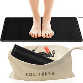 Soliterra 721755436530 Grounding Mat For Feet - Foldable Earthing Bed With Tester