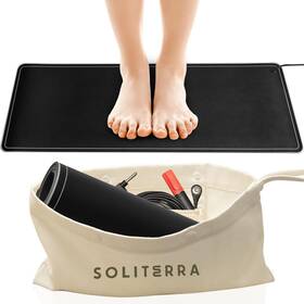 Soliterra 721755489635 Grounding Mat For Bed - 26.7 X 9.8 Inches Foldable Earthing With Tester