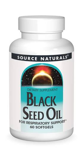 Source Naturals 021078027560 Black Seed Oil For Respritory Support - 60 Count Pack Of 1