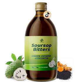B0dsgd5x7t Soursop Bitters Liquid Black Seed Moringa Turmeric - Digestive And Gut Health