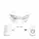 Sp-e-9 Squatty Potty 9 Inch Toilet Stool Bathroom Hemorrhoids Elimination Poop Colon 885212225706