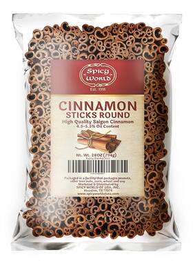 Spicy World 639302214916 Cinnamon Sticks 1.75 Pound Bulk Bag - 150 To 175 Strong