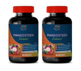 Sport Nutrition & Vitamins 619863098477 Digestive Supplement - Mangosteen Extract Complex Detox Body Cleanse -2 Bottle