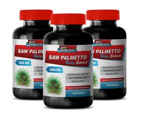Sport Supplements 619863228195 Saw Palmetto Supplement - 500mg Male Hormone Balance Pills 3b