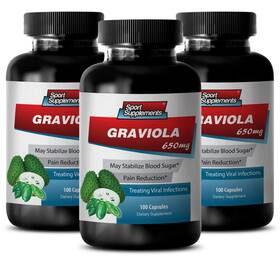 Sport Supplements 759614084066 Graviola Leaf - 650 Mg Supports Positive General Well-being 3b