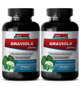 Sport Supplements 759614084073 Graviola Leaf - 650 Mg Supports Positive Mood 2b