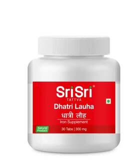 Sri Tattva 906038780162 Dhatri Lauha 300mg 30 Tabs