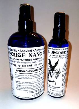 St. George Medicinal Herb 860002694702 Nano Colloidal Silver Spray 68 Ppm 16 Oz And 4oz