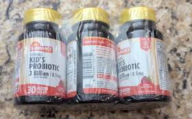 Sundance 840093105752 3 Pack Vitamins Chewable Kids Probiotic Digestive Health Tablets 30 Ea