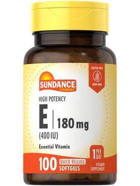 Pisd2251 Sundance Vitamin E 180mg 400 Iu 100 Quick Release Count Pack Of 1
