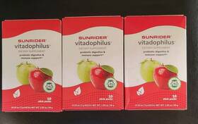 Sunrider 010034018528 3 Vitadophilus Lot Of Three 10 Packs