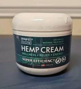 Super Natural Goods 850015185021 Hemp Cream - 4 Ounce Oil For Pain Relief