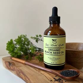 Supermindedhealth 794969390493 Black Seed Oil Cold Pressed Organic Nigella Sativa Pure Virgin 4oz 120ml