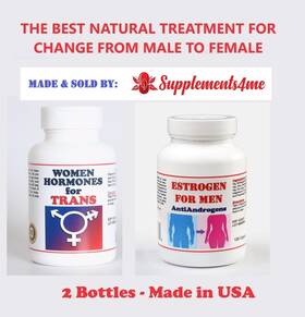 Tv-2024 Supplements4m Cambio De Hombre A Mujer - Tratamiento Hecho En Usa 2 Botellas