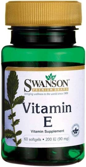 Swanson 087614114378 Vitamin E 200 Iu 90 Milligrams 60 Sgels
