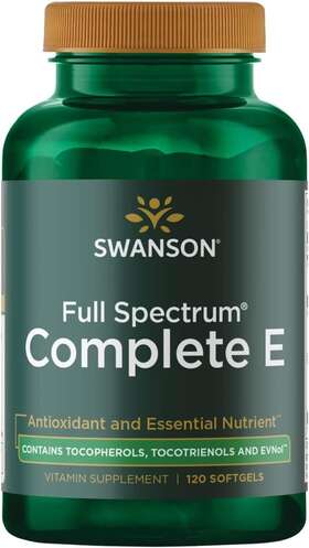 5044 Swanson Full Spectrum Vitamin E With Tocotrienols 120 Sgels