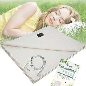Talc 012372370377 Grounding Bed Sheet Earth Mat Pad Half With Cord For Improved Sleep
