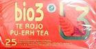 Te Bags. 25 Bio3 Pu-erh Rojo Prices Tea