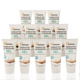 Techcare Massager 715450553111 Conductive Ultrasound Gel Tens Unit Muscle Stimulator Device Pack Of 12
