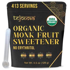 Tejonova 810016755098 Organic Monk Fruit Powder Pure Sweetener No Erythritol Monkfruit