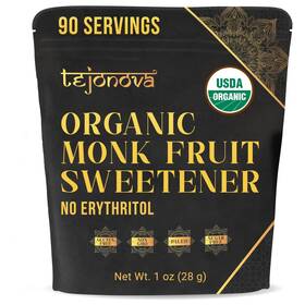 Tejonova 810016755104 Organic Monk Fruit Extract Powder Pure 1 Ounce Pack Of