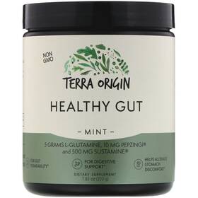 Teo-00757 Terra Origin Healthy Gut Mint 7.83 Oz 222 G