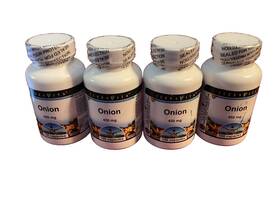 Onion120c Terravita Onion Capsules 450 Mg Herbal Supplement 4 Bottle Lot