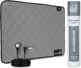 The Concept Pot Ltd 744111021225 Premium Grounding Mat For Feet Soft Cotton And Silver Fiber Comfort Sleep &