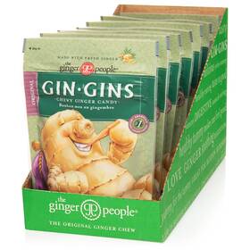 The Ginger People 313048664630 Gin Gins Original Chews By Anti-nausea And Digestion