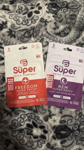 51cs2742 The Super Patch Company Freedom And Rem Drug-free Patches Sleep Support