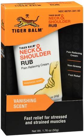 Tiger Balm 039278421019 Pain Relieving Cream Neck And Shoulder Rub 1.76 Oz