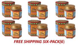 Tiger Balm 888650404070 6 X Red Ointment Pain Relief Aches Joint Pains