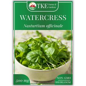 Watercress-1 Tke Farms & Gardens And - Watercress Seeds For Planting 1500 Non-gmo Green