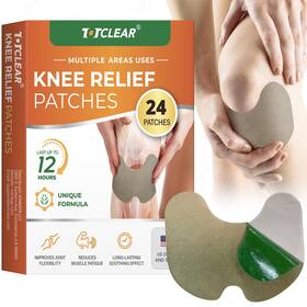 Tt-krp-024 Totclear Knee Relief Patches Herbal - Heat For Joint Back Should