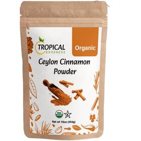 Tropical Goodness 608275109901 Organic Ceylon Cinnamon Powder 1 Lb Pure Sri 16 Ounce
