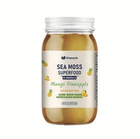 True Sea Moss 065006235288 Gel Pineapple Mango Superfood 92 Minerals Real Fruit