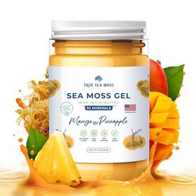 Sl-101 True Sea Moss Wildcrafted Irish Gel Mango Pineapple