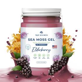 Trueseamoss 065006235189 Wildcrafted Irish Sea Moss - Made With Dried Seaweed And Fresh Vegetables