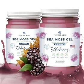Trueseamoss 065006235554 Wildcrafted Irish Sea Moss Gel - Made With Dried Seaweed And Fresh