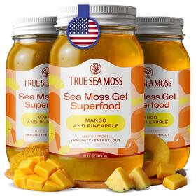 Trueseamoss 445031836854 Sea Moss Gel Made In Usa Wildcrafted Seamoss Fresh Fruits And