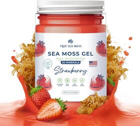 Sn-100 Trueseamoss Wildcrafted Irish Sea Moss Gel - Made With Dried Seaweed