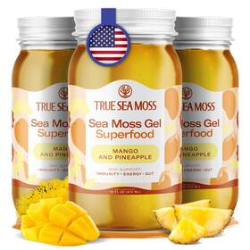 Tsm-123-mp3 Trueseamoss Sea Moss Gel Made In Usa Wildcrafted Seamoss Fresh Fruits And Vegetabl