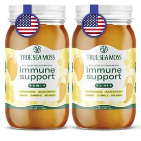 Tsm-212-abg2 Trueseamoss Sea Moss Gel Made In Usa 5-in-1 Formula Wildcrafted Seamoss A