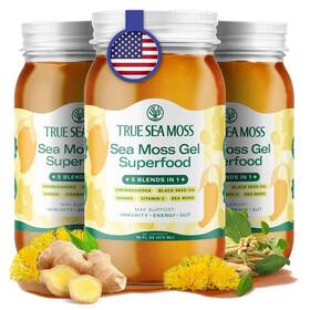 Tsm-213-abg3 Trueseamoss Sea Moss Gel Made In Usa 5-in-1 Formula 16 Fl Oz Pack Of 3